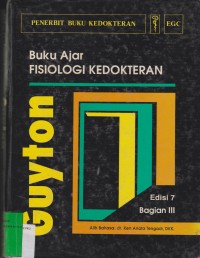 Image of Buku Ajar Fisiologi Kedokteran Edisi 7 Bagian lll