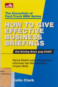 Image of How To Give Effective Business Briefings Kiat Briefing Bisnis yang Efektif