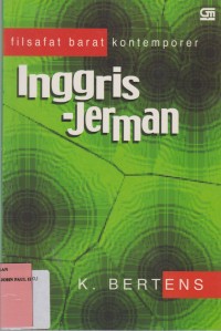 Image of FILSAFAT BARAT KONTEMPORER INGGRIS - JERMAN