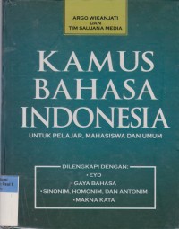 Image of Kamus Bahasa Indonesia untuk Pelajar Mahasiswa dan Umum