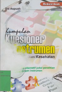 Image of Kumpulan Kuesioner dan Instrumen Penelitian Kesehatan