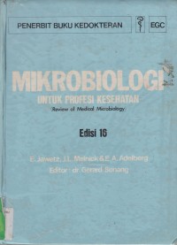 Image of Mikrobiologi Untuk Profesi Kesehatan Edisi 16 ( Review Of Medical Microbiology)
