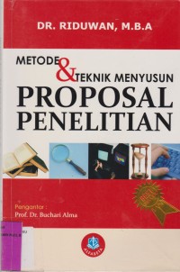 Image of Metode & Teknik Menyusun Proposal Penelitian