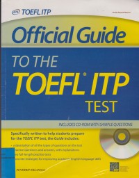 Image of Official Guide To The TOEFL ITP Test