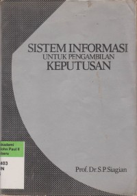 Image of Sistem Informasi Untuk Pengambilan Keputusan