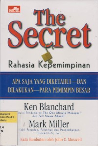 Image of THE SECRET Rahasia Kepemimpinan